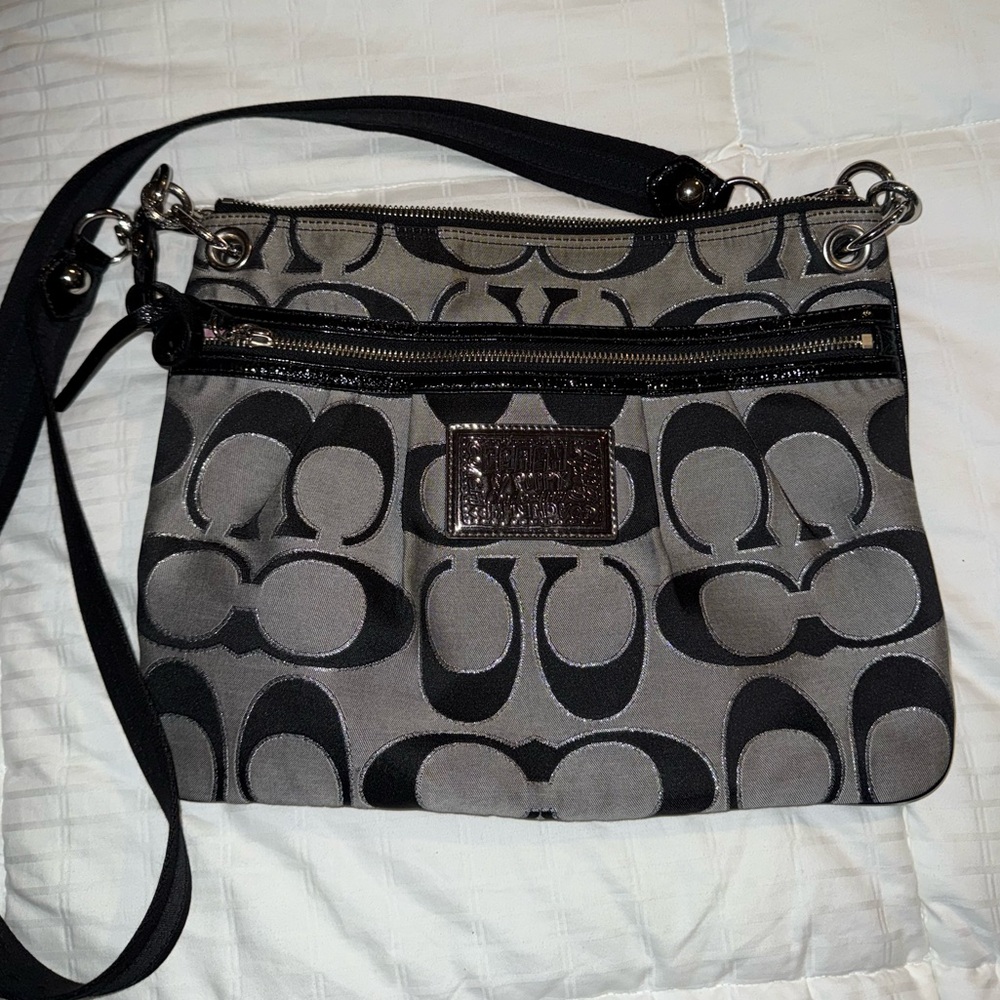 Coach Poppy Handbag Black